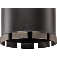 Diamond Ultra Wet Core Drill Bit, 3", 16" Depth of Cut, 1-1/4"-7 Thread Fastek