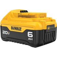 Bloc-piles Max XR Premium, Lithium-ion, 20 V, 6 Ah Fastek