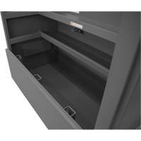 Piano Style Jobsite Storage Box, 60-1/2" W x 34-3/4" D x 49-3/8" H, Grey UAI848 | Fastek