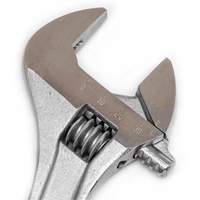 Cl&eacute; &agrave; molette — en boîte, 10" lo, la max. 1-5/16"/34 mm, Chrome Fastek