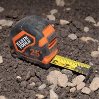 Magnetic Double-Hook Tape Measure, 25', Imperial Graduations Fastek