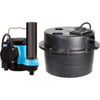 Drainosaur&reg; Sump Pump, 29 GPM, 115 V, 9 A, 1/3 HP Fastek
