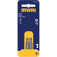 Insert Bits, Phillips, #3, 1/4" Drive Fastek