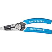 Klein-Kurve&reg; Heavy-Duty Wire Stripper, Cutter & Crimper Multi-Tool, 8-1/4" L, 8 - 20 AWG Fastek