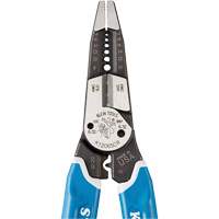 Klein-Kurve&reg; Heavy-Duty Wire Stripper, Cutter & Crimper Multi-Tool, 8-1/4" L, 8 - 20 AWG Fastek