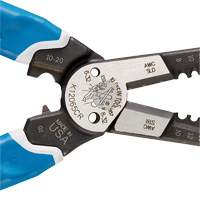 Klein-Kurve&reg; Heavy-Duty Wire Stripper, Cutter & Crimper Multi-Tool, 8-1/4" L, 8 - 20 AWG Fastek
