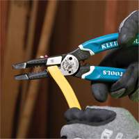 Klein-Kurve&reg; Heavy-Duty Wire Stripper, Cutter & Crimper Multi-Tool, 8-1/4" L, 8 - 20 AWG Fastek