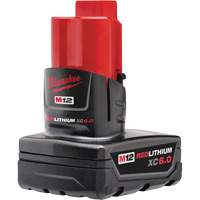 M12 Redlithium XC6.0 Battery, Lithium-Ion, 12 V, 6 Ah Fastek