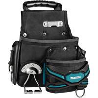 Pochette tout usage pour couvreur TH3, Porte-outil multiple, Cuir/Polyester/Polypropyl&egrave;ne, 2 Poches Fastek