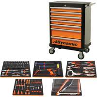 Ensemble d'outils pour m&eacute;canicien automobile avec armoire roulante Fastek