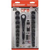 Mechanic's Tool Set, 25 Pcs, 3/8" Drive Size Fastek