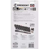 Mechanic's Tool Set, 25 Pcs, 3/8" Drive Size Fastek