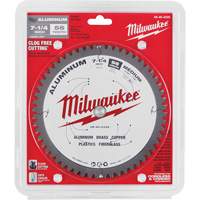 Aluminum Cutting Circular Saw Blade, 7-1/4", 56 Teeth, Plastic/Fibreglass/Non-Ferrous Use Fastek