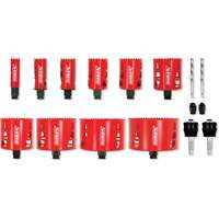 Electrician's Bi-Metal Hole Saw Set, 16 Pieces Fastek