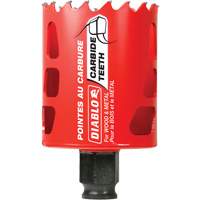 Scie cloche pour bois et m&eacute;tal, 2", Profondeur de la coupe 2-3/8", Carbure Fastek