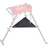 Tablette inf&eacute;rieure pour tr&eacute;pied de nivellement de 6 po avec &eacute;tau &agrave; chaîne Fastek