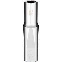 SAE Socket with Four Flat Sides, 11/32", 3/8" Drive, 6 Points, Deep Fastek