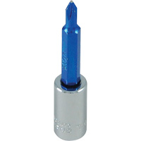 Blue Tip Screwdriver Bit, Phillips, #1, 1/4" Drive Fastek