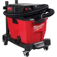 Aspirateur sec/humide sans fil &agrave; bloc-pile double M18 Fuel, 18 V, Capacit&eacute; 9 gal. Fastek