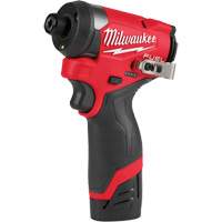 M12 Fuel Hex Impact Driver Kit, 1/4", 1500 in-lbs Max. Torque, 12 V, Lithium-Ion Fastek