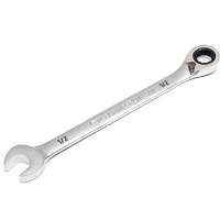 90-Tooth Reversible Ratcheting Wrench, 12 Point, 1/2", Chrome/Polished Finish Fastek
