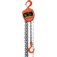 VCH Series Chain Hoist, 10' Lift, 2200 lbs. (1 tons) Capacity, Heat-Treated Alloy Steel Chain Fastek