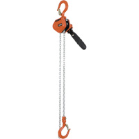 VLP-25-5 VLP Series Lever Puller, 5' Lift, 500 lbs. (0.25 tons) Capacity, Galvanized Steel Chain Fastek