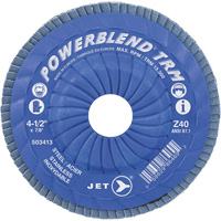 PowerBlend Trimmable Flap Disc, 5" x 7/8", Type 29, Z40 Grit, Zirconia Alumina Fastek