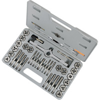 TD40A Premium SAE Alloy Tap & Die Set, 40 Pieces Fastek