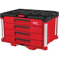 Boîte à outils avec 4 tiroirs PackOut<sup>MC</sup>, 22-1/5" la x 14-3/10" h, Rouge UAW031 | Fastek