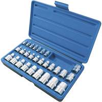 SS328TS External Socket Sets, Torx&reg;, 1/2"/1/4"/3/8" Drive, 28 Pcs Fastek