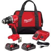 Ensemble perceuse/visseuse compacte sans balai M18, Lithium-ion, 18 V, Mandrin 1/2", Couple 550 lb-po Fastek