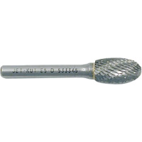 E3-DC JET-KUT&reg; GP Oval Shape Carbide Bur, 3/8" Dia. Fastek