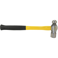 Ball Pein Hammer, 24 oz. Head Weight, Plain Face, Fibreglass Handle UAX250 | Fastek