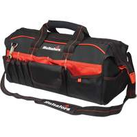 20" Tradesman's Tool Bag, Ballistic Polyester, Black/Orange UAX317 | Fastek