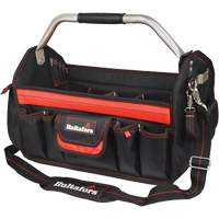 18" Open-Top Tool Carrier, Ballistic Polyester, Black/Red Fastek