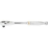 Cl&eacute; &agrave; cliquet &agrave; t&ecirc;te en larme &agrave; d&eacute;clenchement rapide &agrave; 90 dents, Prise de 3/8", Poign&eacute;e Ergonomique Fastek