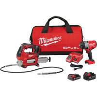 M18 Fuel™ HTIW with Friction Ring & Grease Gun Combo Kit, Lithium-Ion, 18 V UAX418 | Fastek