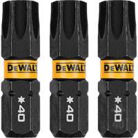 3-Piece FLEXTORQ&reg; Impact Screwdriving Bits, Torx, T-40, 1/4" Drive Fastek