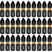 30-Piece FLEXTORQ&reg; Impact Driver Bit Set, Phillips, #2, 1/4" Drive Fastek