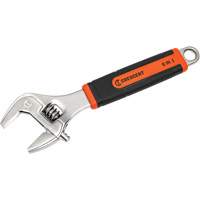 Adjustable Wrench, 8" L, 2-1/5"/31 mm Max Width, Chrome/Polished Fastek