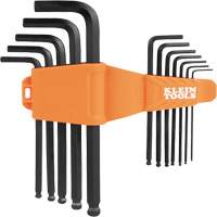 L-Style Ball-End Hex Key Wrench Set, 12 Pcs., Imperial Fastek