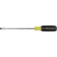 JKSS-8R Slot Screwdriver, 3/8" Tip, Round, 8" L, Cushion Grip Handle Fastek