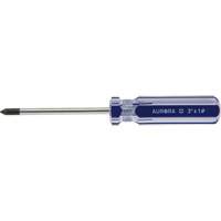 Tournevis Philips bleu transparent avec bandes, #1, Prise Plastique Fastek