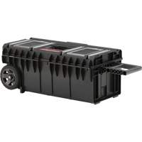 Arx Long Rolling Tool Chest, 31-1/5" x 15-1/5" x 12-7/10", Black Fastek