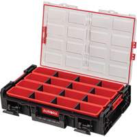 Organisateur tr&egrave;s grand avec bacs longs Arx, 23" x 15-1/5" x 5", Noir Fastek