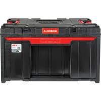 Arx&reg; Single Drawer Toolbox, 11-1/5" W x 18-3/10" D x 9-1/10" H, Black/Red Fastek