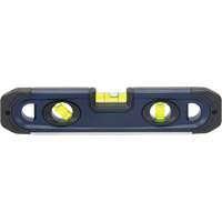 Torpedo Level, 9" L, 3 Vials, Magnetic Fastek