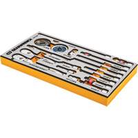 MEGAMOD Master Mechanics Tool Set in Premium Modular Foam Trays with Tool Storage, 1268 Pieces Fastek