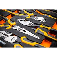 PITBULL Cushion Grip Pliers Set in Foam Storage Tray, 5 Pieces Fastek